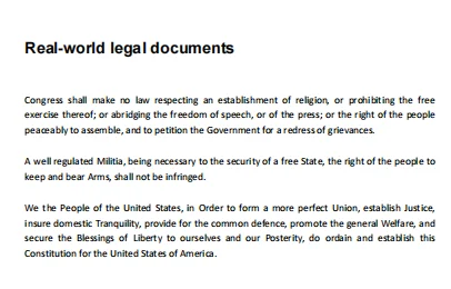 Legal Documents Turnitin AI Detection Report